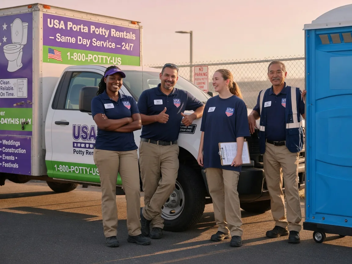Porta Potty Rental company in Half Way, MO